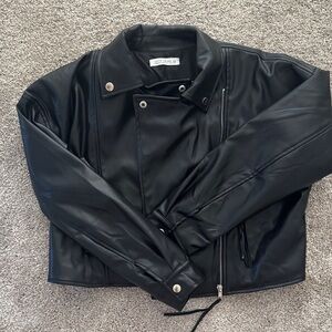 Till Death vegan leather jacket